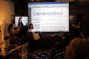 Presentación pública del Boletín "Generosidad"