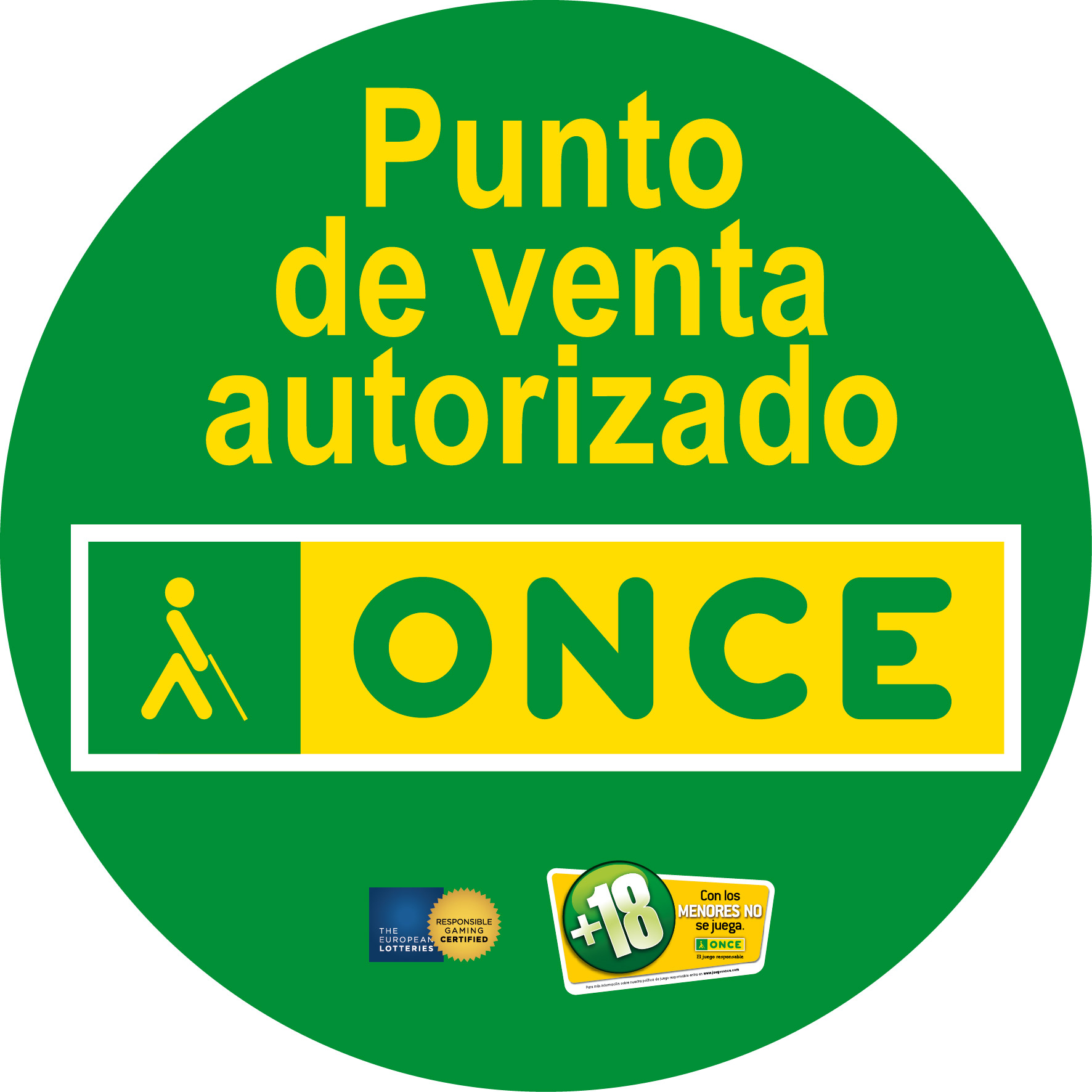 Etiqueta de Punto de venta autorizado para el CFC