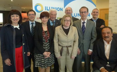 El jurado de los Premios Sodiarios ONCE Euskadi, reunido para emitir su fallo
