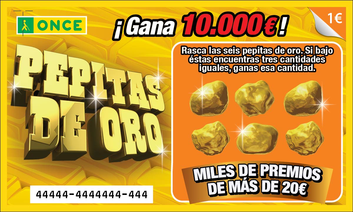 Imagen del Rasca "Pepitas de oro"