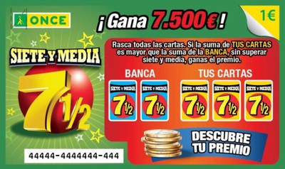 Imagen del Rasca "Siete y media"