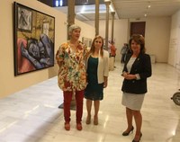 Un aspecto de la muestra en la jornada inaugural de la exposición en Córdoba