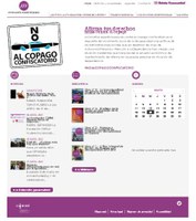 Visualización de la home de la Web Cermi Mujeres