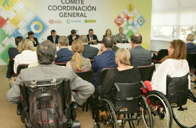 Asistentes al CCG con la mesa presidencial al fondo