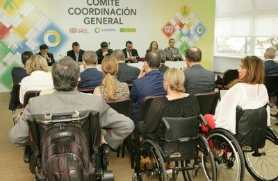 Asistentes al CCG con la mesa presidencial al fondo