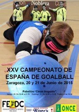 Cartel promocional del Campeonato celebrado en Zaragoza