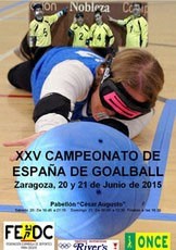 Cartel promocional del Campeonato celebrado en Zaragoza