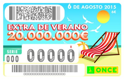 Cupón del Extra de Verano de la ONCE 2015