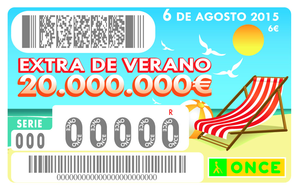 Cupón del Extra de Verano de la ONCE 2015
