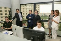 El personal de ILUNION Accesibilidad, Estudios y Proyectos explica su tarea a los embajadores de Polonia en Madrid y de España en Varsovia