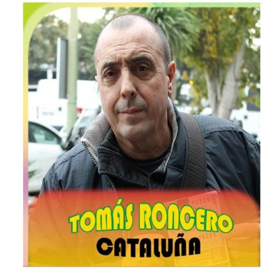 El vendedor de la ONCE Tomás Roncero