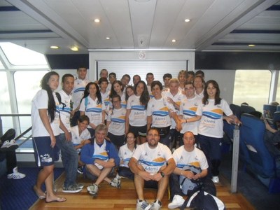 Expedición completa del Club ADEMI en el nacional de natación