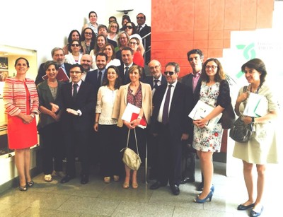 Foto de familia de los patronos de FOAL