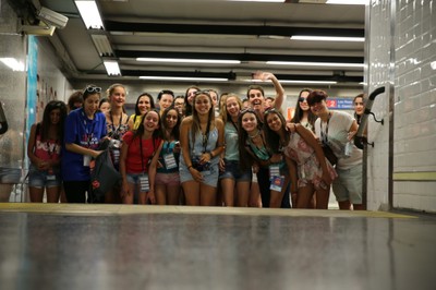 4-Regreso al hotel en el Metro de Madrid