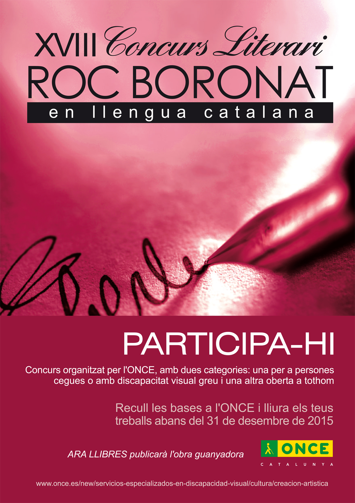 Cartel del Concurso Roc Boronat