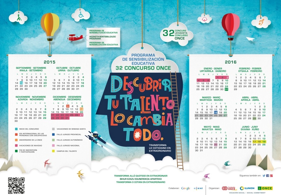 Calendario informativo del Concurso