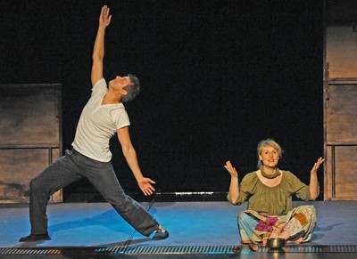 Dos actores en escena
