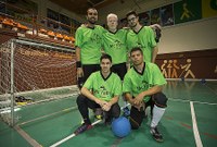 Equipo español de goalball masculino que disputó el Europeo en Lituania