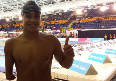 Iván Salguero, al término de su competición