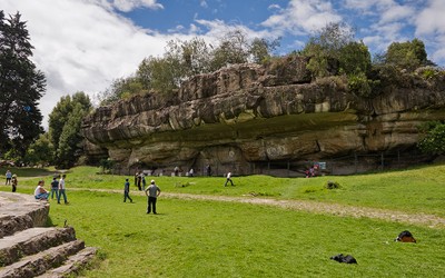 Vista del parque arqueológico Las Piedras de Tunjo, en Facatativá (Colombia)