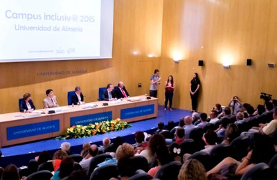 Acto de presentación del campus en la Universidad de Almería