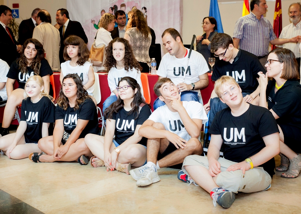 Alumnos participantes en el campus de Murcia