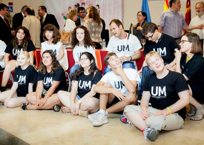 Alumnos participantes en el campus de Murcia