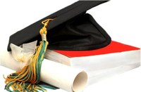 Atributos del doctorado, diploma, birrete....