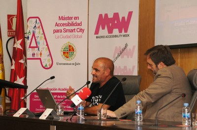 El certamen acogió también sesiones de trabajo del Máster en Accesibilidad para Smart City 'La ciudad global', de la Universidad de Jaén