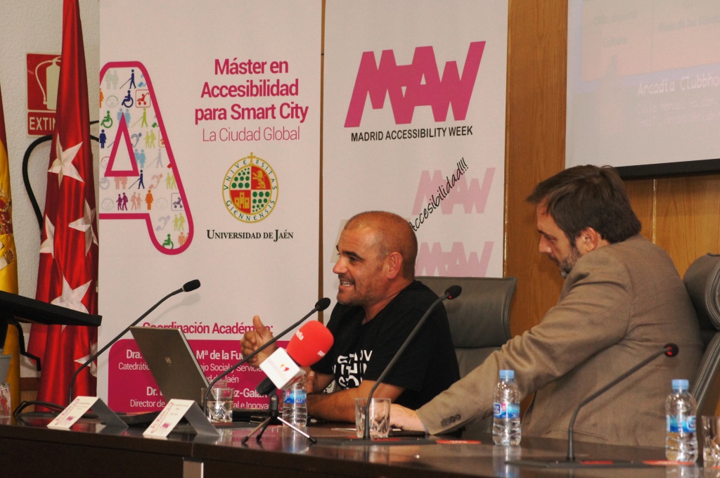 El certamen acogió también sesiones de trabajo del Máster en Accesibilidad para Smart City 'La ciudad global', de la Universidad de Jaén