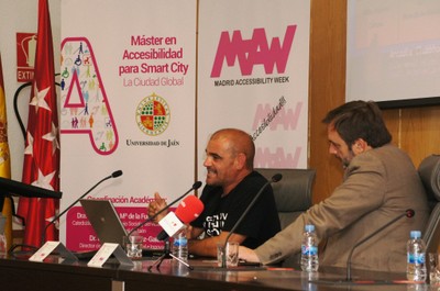 El certamen acogió también sesiones de trabajo del Máster en Accesibilidad para Smart City 'La ciudad global', de la Universidad de Jaén