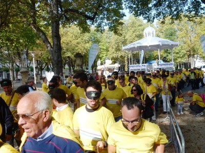 Participantes en la XX Carrera de Cascabeles de Vitoria