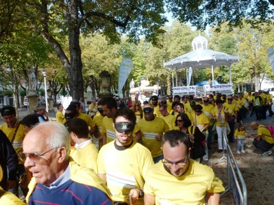 Participantes en la XX Carrera de Cascabeles de Vitoria