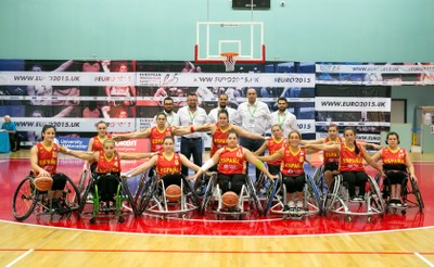 Selección femenina que ha disputado el europeo