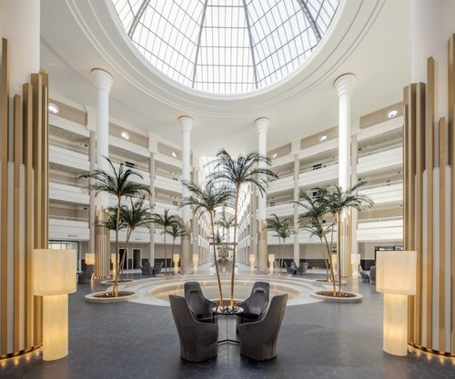 Cúpula del Hotel Ilunion Alcora Sevilla