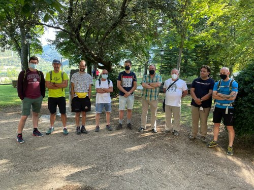 Grupo de testeadores del Camino de Santiago