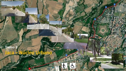 Pantallazo del recorrido accesible del Camino de Santiago
