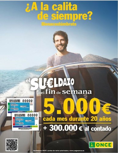 Cartel de campaña Sueldazo del Fin de Semana
