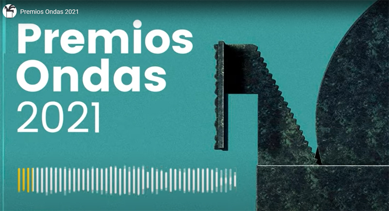 Cartel de los Premios Ondas 2021