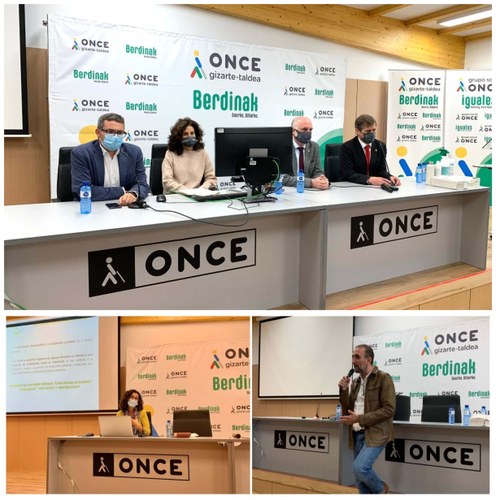 Collage con los ponentes durante la jornada