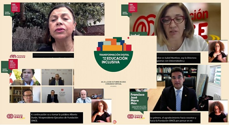Collage de imágenes de la inauguración del Congreso