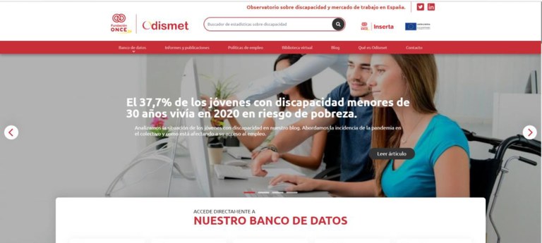 Home de la Web de Odismet