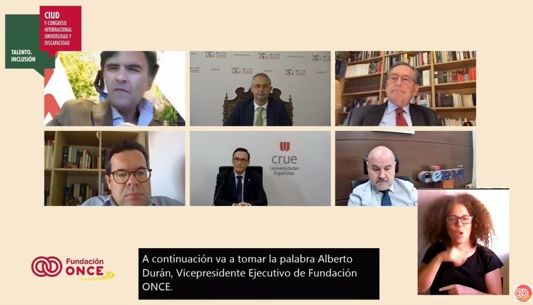 Pantallazo de la inaugiración