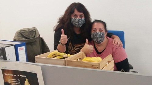 Imagen de la campaña de Ilunion por La Palma