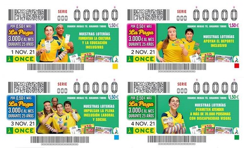 Loa cuatro cupones de la colección
