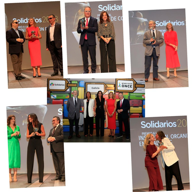 Collage Premiados Solidarios Galicia