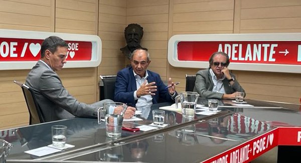 Un momento de la reunión