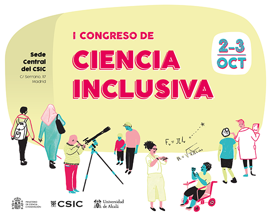 Cartel del I Congreso de Ciencia Inclusiva