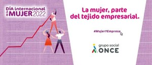 Cartel mesa redonda - La mujer parte del tejido empresarial -
