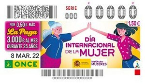 Cupón conmemorativo 8 marzo 2022
